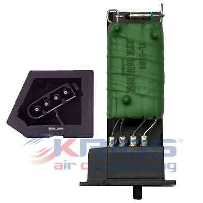 Resistor, interior blower